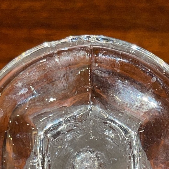 Vintage 5-7/8" Tall Chung Chung Lead Crystal Vase Made in Taiwan Beautiful. EUC - Picture 9 of 11